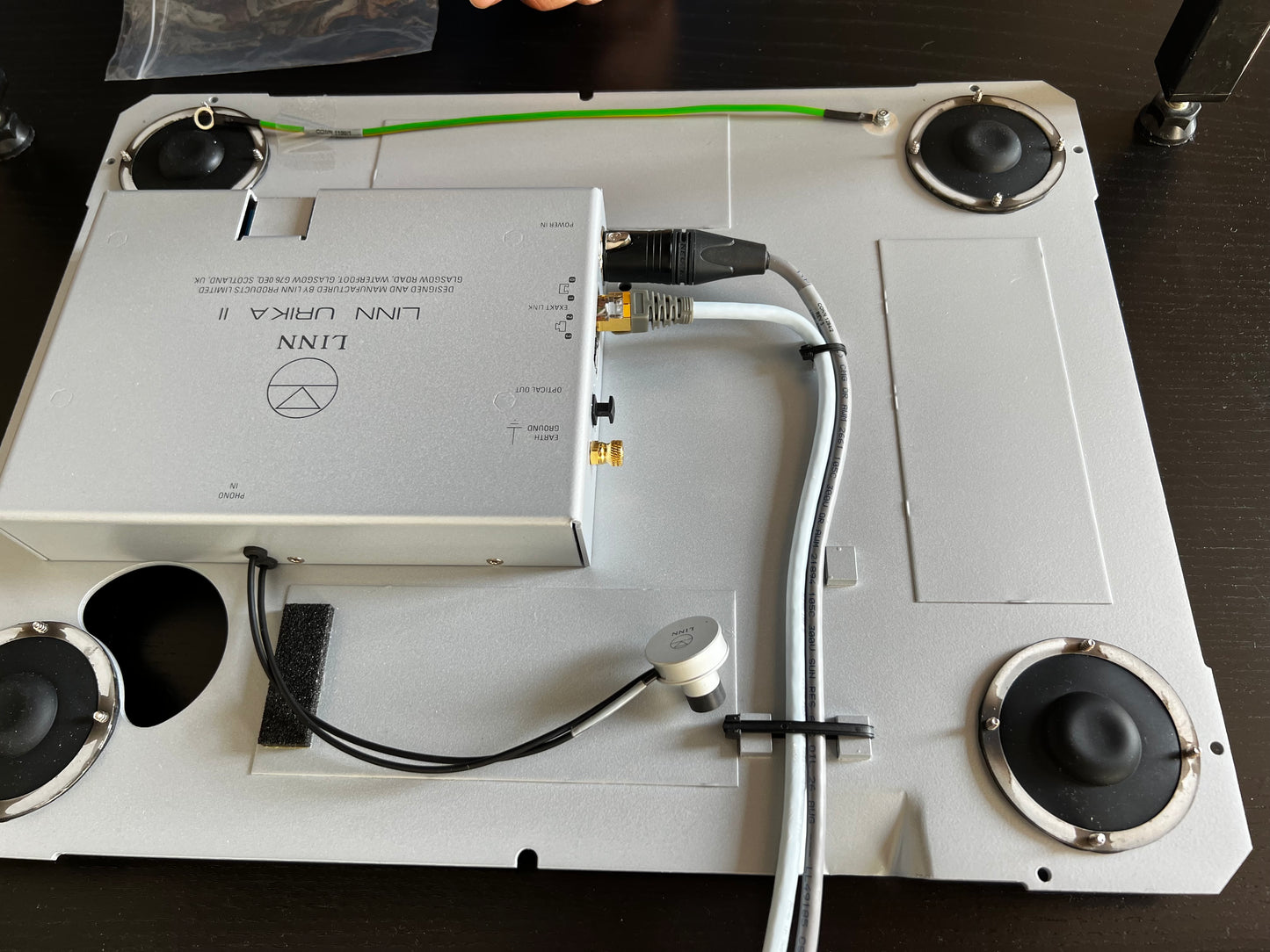 Linn LP12 Klimax gramofon, Ekstatik MC zvučnica, Linn Radikal 2 napajanje, Urika fono sekcija