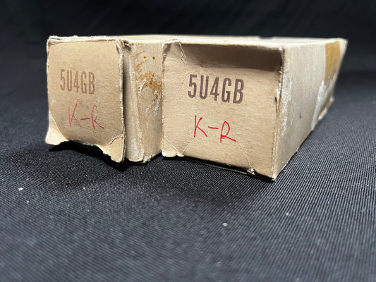 Ken-Rad 5U4G NOS upareni par