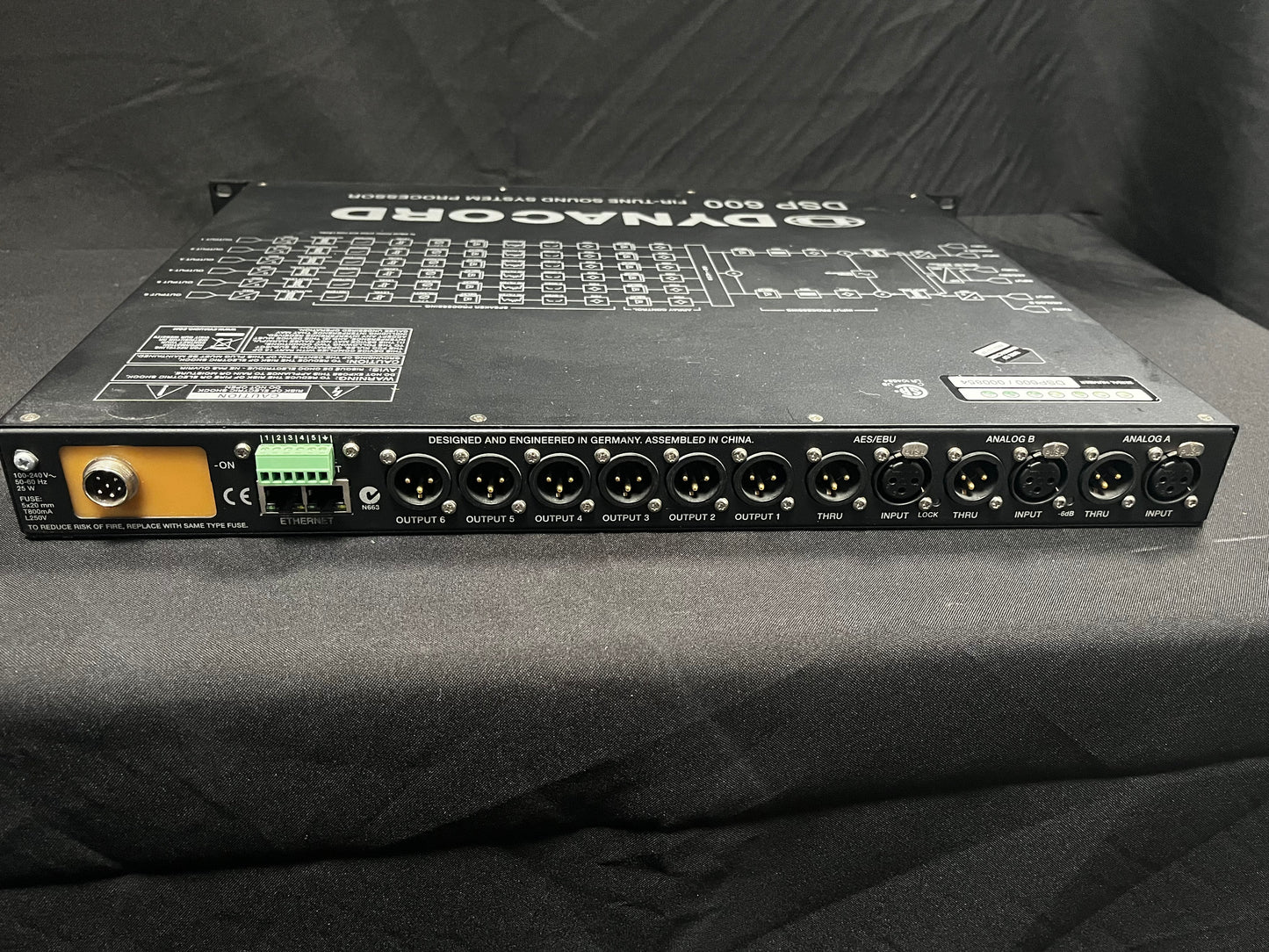 Unapredjene i modifikovane Dynacord DSP600 aktivne skretnice sa linearnim napajanjem