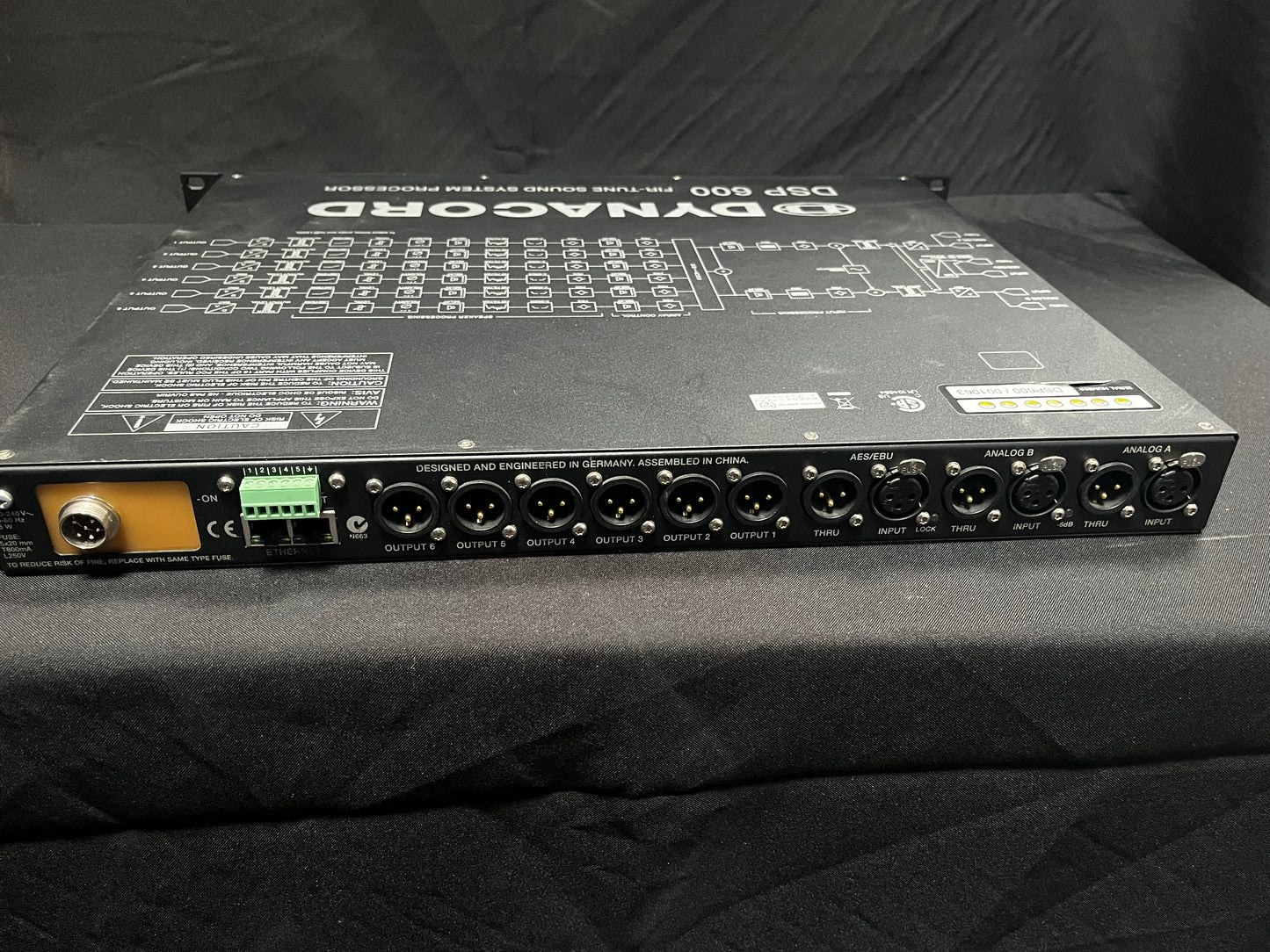 Unapredjene i modifikovane Dynacord DSP600 aktivne skretnice sa linearnim napajanjem