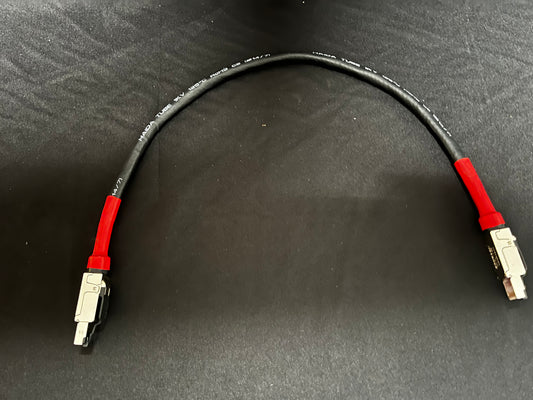 Pure silver DIY RJ45 i2s kabel 50cm