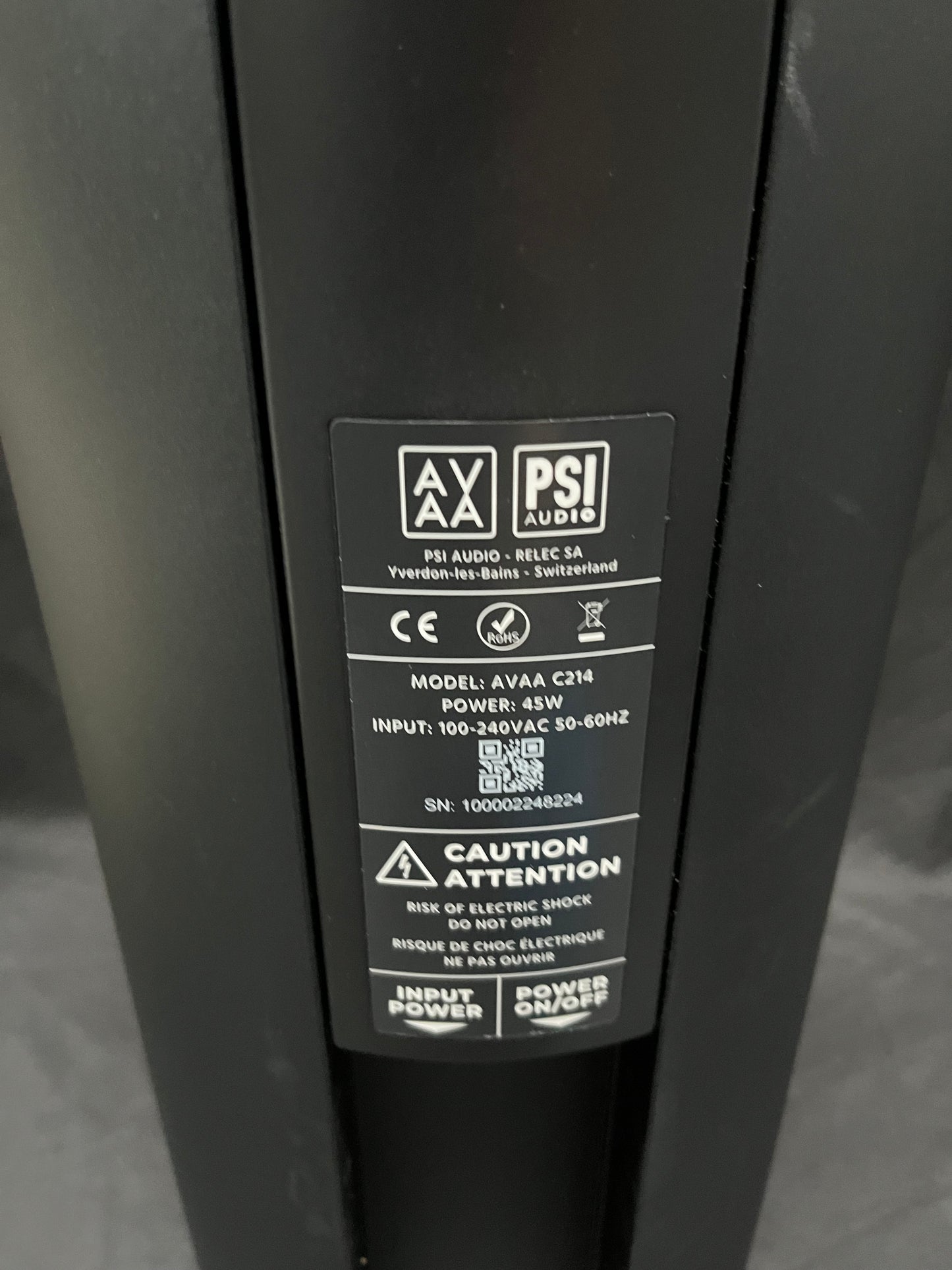 PSI Audio AVAA C214 aktivni bas trapovi