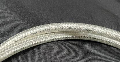 Oyaide FTVS-510 Coaxial 75Ohm BNC Digital Audio Cable 5N Pure Silver