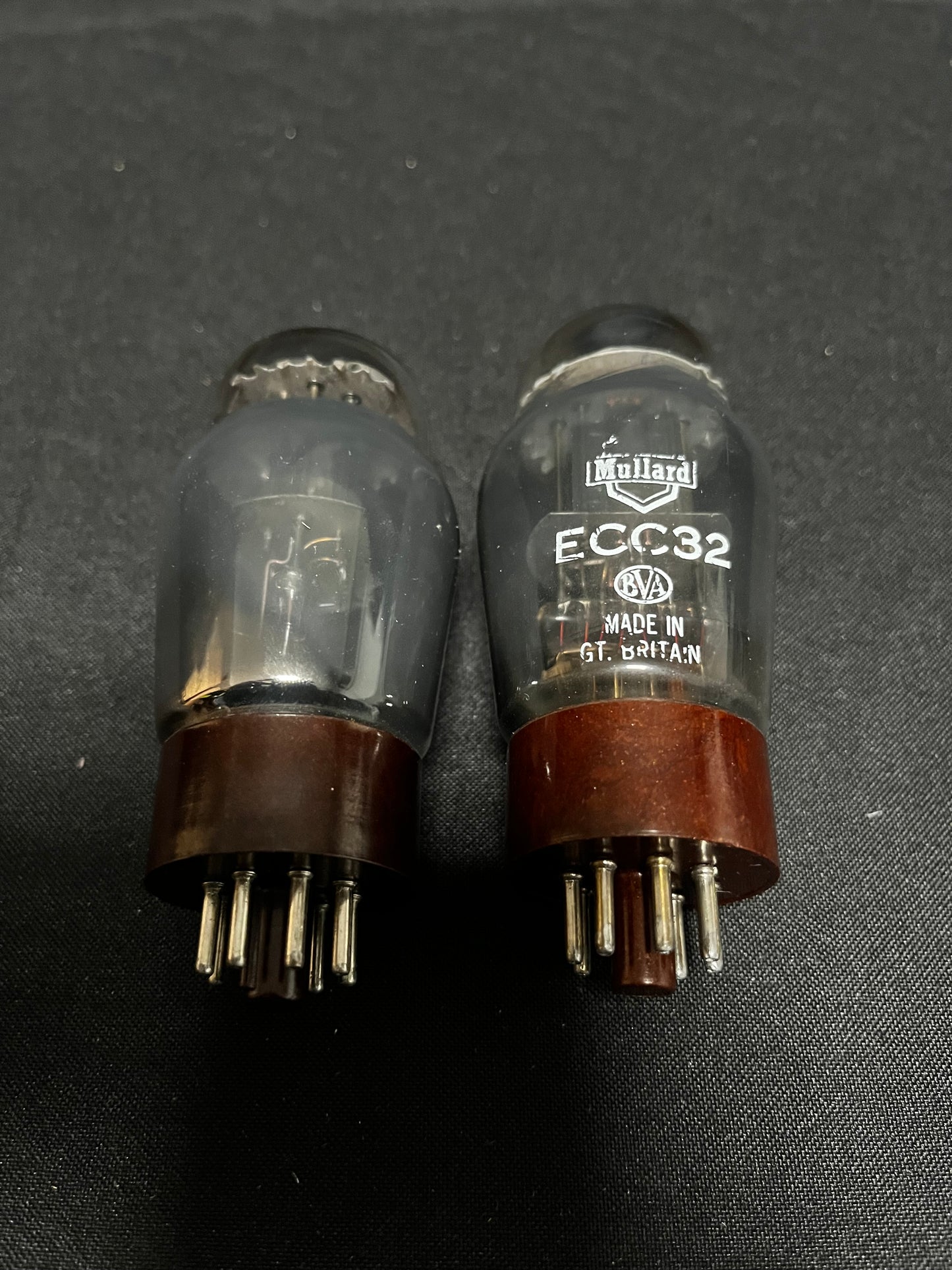 Mullard ECC32 NOS UK pair