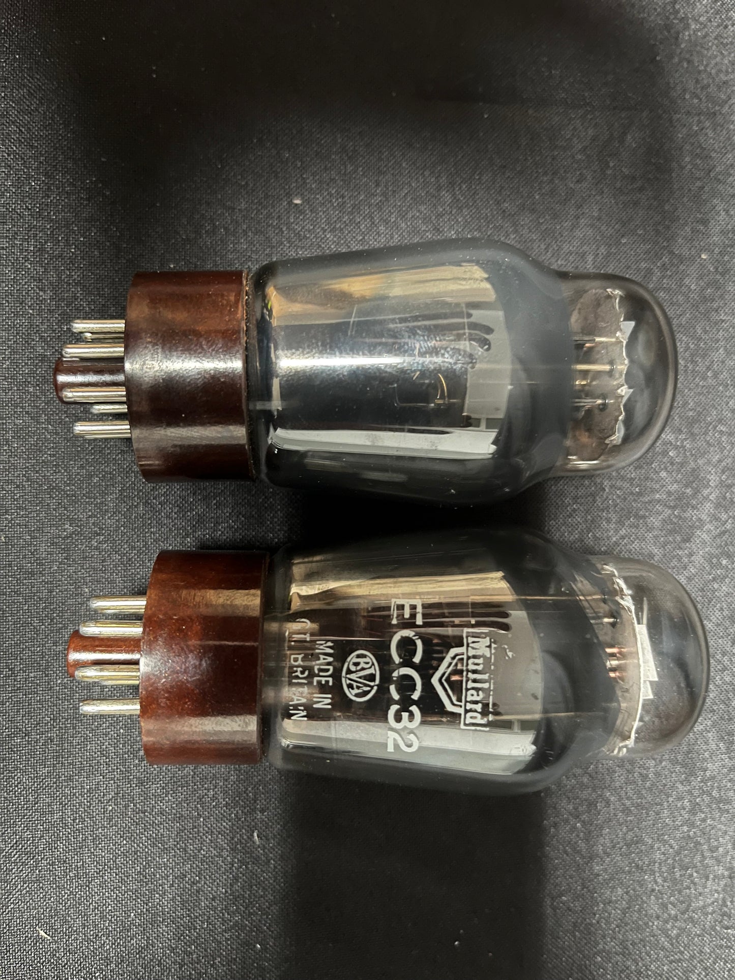 Mullard ECC32 NOS UK pair